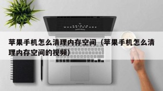 苹果手机怎么清理内存空间（苹果手机怎么清理内存空间的视频）