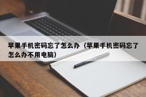 苹果手机密码忘了怎么办（苹果手机密码忘了怎么办不用电脑）